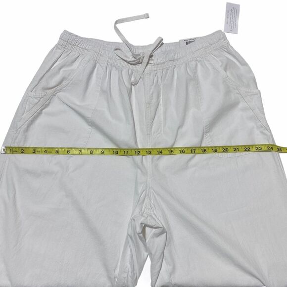 KAREN Scott White Comfort Waist Capri Pants 1x Nwt - Picture 7 of 12